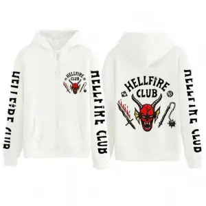Hellfire Club Unisex Hoodie Sweatshirts Fermuarlı 13975