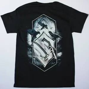 HELLOWEEN HELLOWEEN NEW BLACK T-SHIRT ÖN VE ARAKA BASKILI