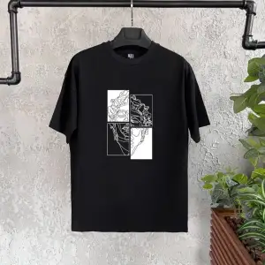 Heykel Baskılı Beyaz Erkek