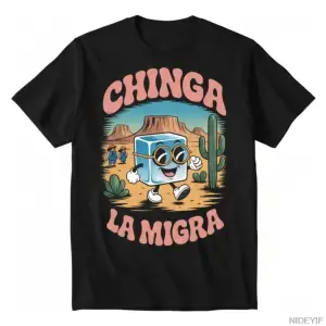 Hiçbir İnsan Yasadışı Değildir Protesto Göç Aktivisti Tişörtü Erkekler Kadınlar için %100 Pam