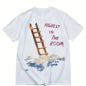 Highest in The Room On Arka Baskılı Unisex Oversize
