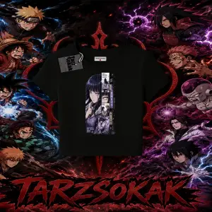 Hinata Hyuga Naruto Anime Karakteri Kadın Baby Tee Beyaz