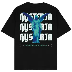 Histeria Siyah Oversize Unisex T-shirt
