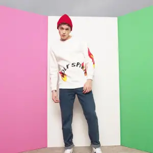 Holy Spirit Unisex Sweatshirt Beyaz