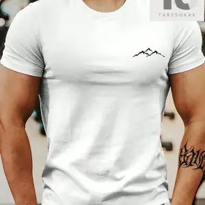 Homme Erkek Dağ Desenli Tişört
