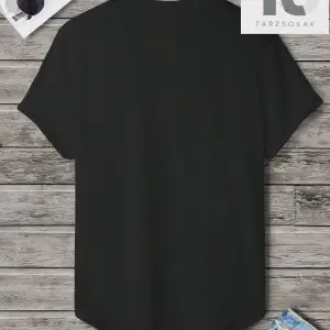 Homme Erkek Mektup Grafik Kavisli Etek Tişört