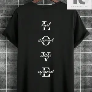 Homme Erkek Mektup Grafikli Tişört
