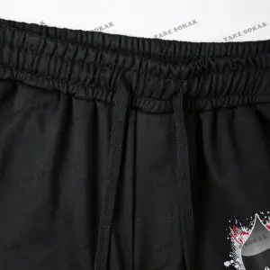 Homme Erkek Örümcek Baskılı T-Shirt Ve Şort Takım