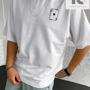 Homme Erkek Oyun Kartı Baskılı Tişört