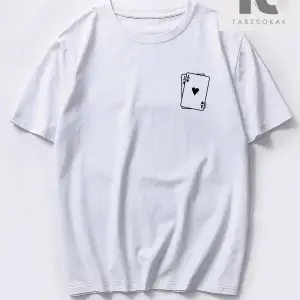 Homme Erkek Oyun Kartı Baskılı Tişört