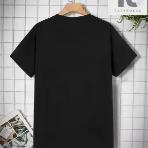 Homme Erkek Pamuk Dağ Desenli Tişört