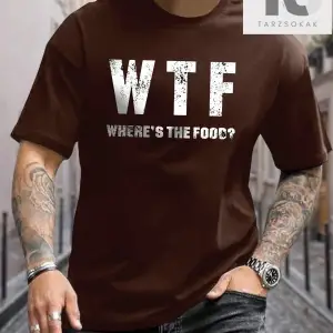 Homme Erkek Siyah Örme Kısa Kollu Yazılı Yuvarlak Yaka Tişört