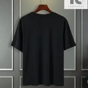 Homme Erkek Slim Fit Yuvarlak Yaka Kısa Kollu Yazı Baskılı Tişört