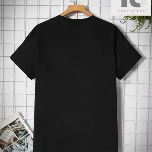 Homme Erkek Yazılı Baskılı Yuvarlak Yaka Kısa Kollu Tişört