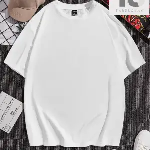 Homme Erkek Yin & Yang Baskı Damla Omuz Tişört