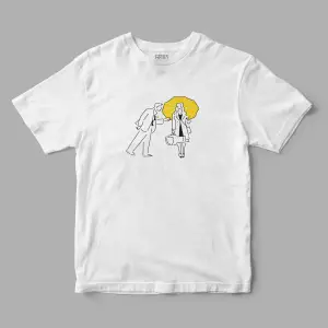 How I Met Your Mother Hımym Sarı Şemsiye Minimal Baskılı Tişört