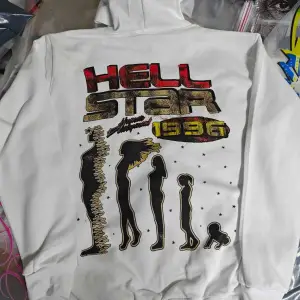 H.Starr ünisex oversize sweatshirt beyaz