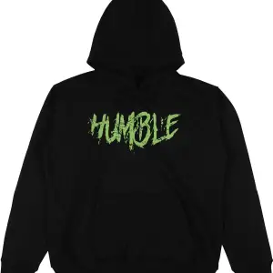 Humble Siyah Oversize Unisex Kapüşonlu Sweatshirt Hoodie