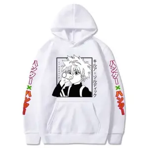 Hunter X Hunter Anime Hoodies 12685 Beyaz