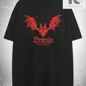 Hypemode Erkek Mektup Grafik Damla Omuz Tişörtü