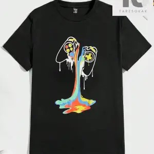 Hypemode Kısa Kollu Oyun Kumandası Baskılı Tişört