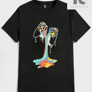 Hypemode Kısa Kollu Oyun Kumandası Baskılı Tişört