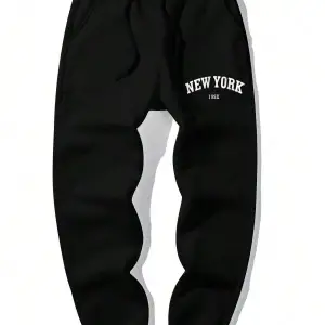 Hypemode Letter Graphic Drawstring Waist Eşofman Altı