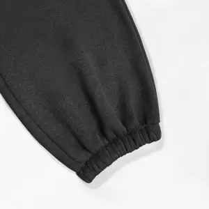 Hypemode Slogan Graphic Drawstring Waist Eşofman Altı