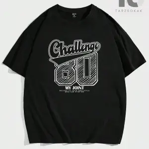 Hypemode Yuvarlak Yakalı ve Düşük Omuzlu Siyah Erkek Örme Tişört