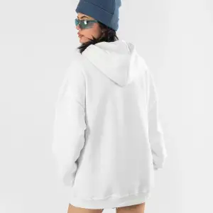 Hysterıcal Baskılı Oversize Unisex Beyaz