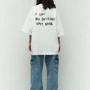 I Like Mama Beyaz Oversize