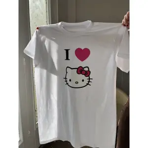 I Love Hello Kitty - T-shirt Beyaz