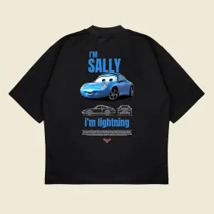 Im Sally Boxy Fit Oversize Unisex Tshirt – Baskılı Tişört |