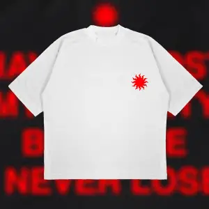 I Never Lose Boxy Fit Oversize Unisex Tshirt – Baskılı Tişört |