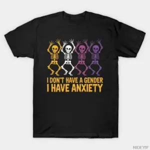 İkili Olmayan Cinsiyetim Yok Enby Pride Bayrağı Tişörtü Erkekler Kadınlar İçin %100 Pamuklu T