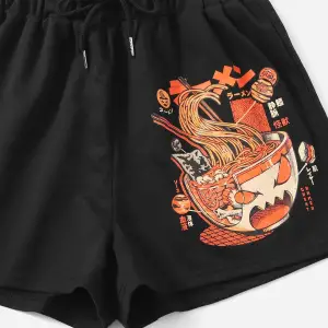 Ilustrata J-Fashion Ramen Print Şort