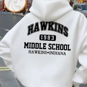 Indiana Hawkins 1983 Baskılar Hoodie Kadın Kış Polar Sıcak Kazaklar Rahat Rahat Kazak Temelle