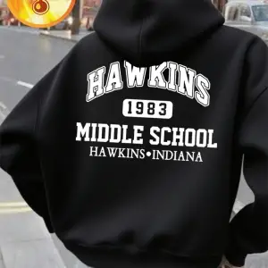 Indiana Hawkins 1983 Baskılar Hoodie Kadın Kış Polar Sıcak Kazaklar Rahat Rahat Kazak Temelle