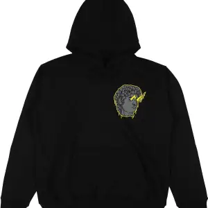 Invasion Siyah Oversize Unisex Kapüşonlu Sweatshirt Hoodie