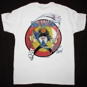 IRON MAIDEN ED KILLS AGAIN NEW BLACK T-SHIRT ÖN VE ARAKA BASKILI