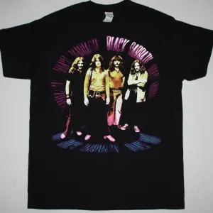 IRON MAIDEN SCANDINAVIAN ASSAULT NEW BLACK T-SHIRT ÖN VE ARAKA BASKILI