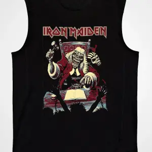 Iron Maiden Siyah Kolsuz Tişört T-shirt