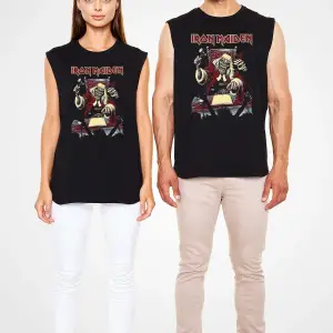 Iron Maiden Siyah Kolsuz Tişört T-shirt