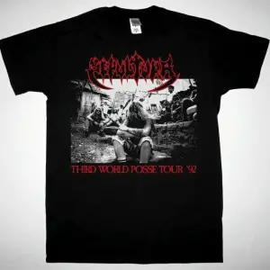IRON MAIDEN WORLD SLAVERY TOUR 1985 NEW WHITE T-SHIRT ÖN VE ARAKA BASKILI