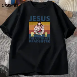 İsa nihai Deadlifter spor salonu çalışma Out spor Vintage Terkekler için T-shirt erke 2917
