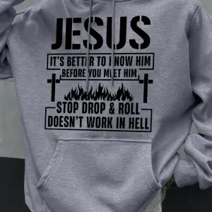 İsayı Anlamalısınız Baskılı Erkek Kapüşonlu Üstleri Hip Hop Hoody Günlük Polar Yumuşak Spor