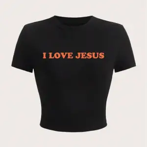 İsayı Seviyorum Mektup Baskı Mahsul T-Shirt Seksi Yaz Kadın Kısa Kollu Rahat Nefes Yumuşak S