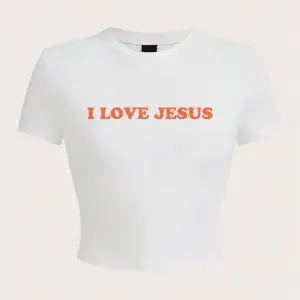 İsayı Seviyorum Mektup Baskı Mahsul T-Shirt Seksi Yaz Kadın Kısa Kollu Rahat Nefes Yumuşak S