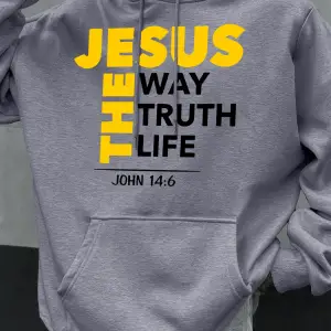 İsa Yol Gerçek Yaşam Baskılar Erkekler Hoodie Sonbahar Gevşek Giyim Cep Hip Hop Kazak Polar R