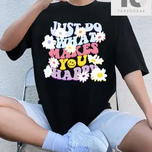 İskelet Desenli Düşük Omuzlu Tişört